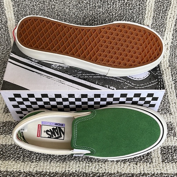 Vans Skate Slip-On Juniper/White MENS - Picture 4 of 16